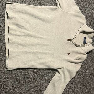 Polo by Ralph Lauren Men's Zip Up Sweater in Cream
